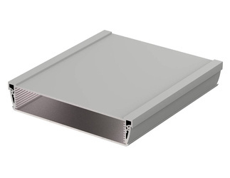 Bopla ASPH 1835-0200 9006 (94271200) - asymetryczny profil aluminiowy półotwarty (181,7 x 36,6 x 200 mm)