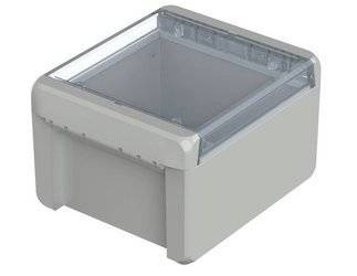 Bopla B 141309 PC-V0-G 7035 (96023235) - obudowa uniwersalna z przezroczystą pokrywą (151 x 125 x 90 mm)