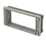 Bopla BC 7000 NG-L (79002110) - podstawa z wentylacja do montażu panelowego obudowy CombiCard 5000-7000 (351 x 169 x 68 mm, 3U 49HP)