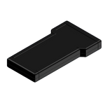 Teko - seria TBT (TBT-1B.9) - obudowa ręczna w kolorze czarnym z pojemnikiem na baterie(210 x 116 x 25 mm)