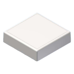 Teko - seria SMART (SR120.7) - uniwersalna obudowa w kolorze białym (111,1 x 111,1 x 31 mm)