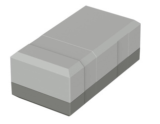 Bopla EG 1040 (32104000) - obudowa Elegant z płaską pokrywą (100 x 54 x 40 mm)