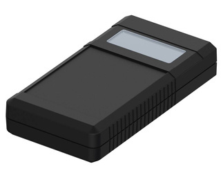 Bopla BOS 760-9005 (34760000) - obudowa ręczna z otworowaniem na wyświetlacz i bocznym przełącznikiem on-off (157 x 84 x 30 mm)