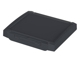 BOPLA BCD 400 OT-FSC-7024 (20401524) - pokrywa przednia z wgłębieniem zamykana na zawiasy i zamek (404 x 344,2 x 37,5 mm)