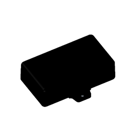 Teko - seria SMART (SR04-E.9) - uniwersalna obudowa w kolorze czarnym (88,9 x 50,8 x 22,5 mm)