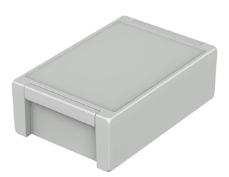 Bopla BA 342412 F SIL-7035 (00127545.SIL) - obudowa aluminiowa z wgłębieniem w pokrywie i uszczelką silikonową (363 x 242 x 120 mm)