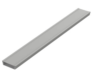 Bopla ASP 1230-1000 9006 (94131000) - asymetryczny profil aluminiowy zamknięty  (121 x 32,8 x 1000 mm)