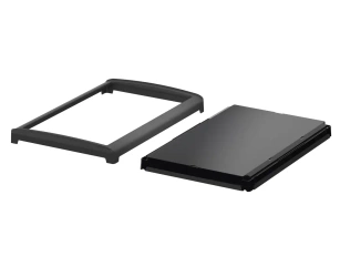 Bopla BOV 2819 FO-9005 - OT-9005-SILC (48318655.SILC) - czarna pokrywa BoVersa z otwartym czarnym design coverem z uszczelką silikonową (275 x 185 x 29 mm)