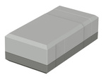 Bopla EG 1240 (32124002) - obudowa Elegant z płaską pokrywą (125 x 67 x 40 mm)