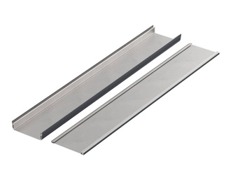 Bopla ASPH 1540-1000 7024 (94252000) - asymetryczny profil aluminiowy półotwarty (154 x 44 x 1000 mm)