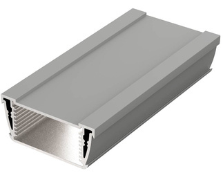 Bopla  ASP 830-0150 9006 (94111150) -  asymetryczny profil aluminiowy zamknięty  (74 x 32,8 x 150 mm)