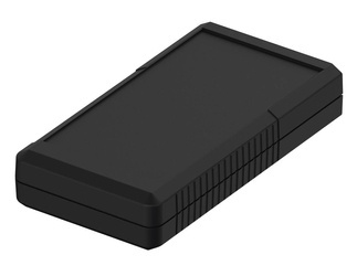 Bopla BOS 752-9005 (34752000) - obudowa ręczna z pojemnikiem na baterie (2 x 9V) i wgłębieniem powierzchni pod montaż licujący klawiatur (157 x 84 x 30 mm)