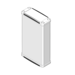 Teko - seria Minitekal SK (MTK580PK.1) - obudowa aluminiowa (90 x 52 x 21 mm)