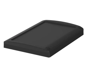 Bopla BOV 1712 OT A-9005 (48144305) - czarna aluminiowa pokrywa BoVersa (170 x 120 x 21 mm)