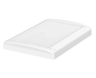 Bopla BOV 1712 OT A-9003-SILC (48144303.SILC) - biała aluminiowa pokrywa BoVersa z uszczelką silikonową (170 x 120 x 21 mm)