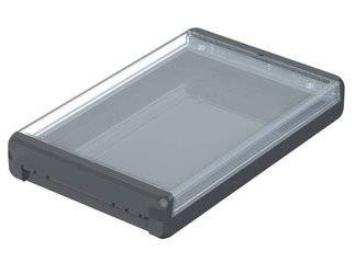 Bopla B 261704 PC-V0-G 7024 (96026344) - obudowa uniwersalna z przezroczystą pokrywą (271 x 170 x 40 mm)