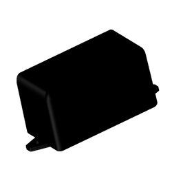 Teko - seria SMART (SR03-E.9) - uniwersalna obudowa w kolorze czarnym (71,5 x 38,3 x 40,9 mm)