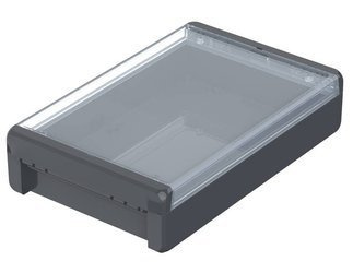 Bopla B 261706 PC-V0-G 7024 (96026324) - obudowa uniwersalna z przezroczystą pokrywą (271 x 170 x 60 mm)