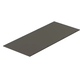 Bopla M 5000 BK (80050200) - panel montażowy z papieru laminowanego pokrywy tylnej RD 5000 BK z podwójną komorą zaciskową obudów CombiCard 5000-7000