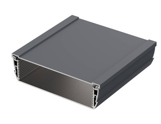 Bopla ASPH 1540-0150 7024 (94252150) - asymetryczny profil aluminiowy półotwarty (154 x 44 x 150 mm)