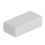 Teko - seria SMART (SR35-DB.7) - uniwersalna obudowa w kolorze białym (128 x 64 x 38,7 mm)