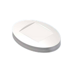 Teko - seria DOMOTEK (DOMO2.7) - obudowa owalna w kolorze białym (250 x 180 x  53,5 mm)