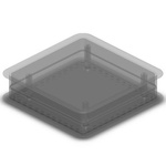 Teko - seria TEK-B (TEK-MBD.0) - uniwersalna obudowa przezroczysta (103,4 x 103,4 x 27,8 mm)