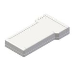 Teko - seria TBT (TBT-2K.7) - obudowa ręczna w kolorze białym (210 x 116 x 31,5 mm)