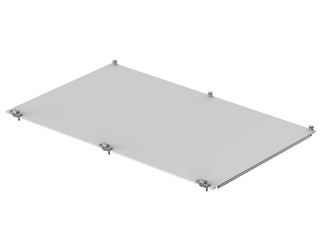 Bopla TF/M 684-EMV-K (86884067) - panel składany EMC przedni 3U/6U od frontu z anodowanego aluminium , od tyłu nieanodowanego (colour-passivated on rear), o rozmiarze 6U 84HP