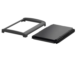 Bopla BOV 1712 FO-9005 - OT-9005-SILC (48314355.SILC) - czarna pokrywa BoVersa z otwartym czarnym design coverem z uszczelką silikonową (170 x 120 x 21 mm)