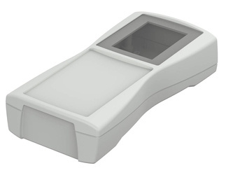 BOPLA BS 601 DIS-7035 (82601235) - obudowa z ABS z oknem wyświetlacza i pojemnikiem na baterie (159,4 x 77,9 x 33,5 mm)
