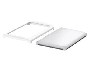 Bopla BOV 2819_ FO 9003 D LL (48338631) - półprzezroczysta pokrywa BoVersa typu translucent z otwartym białym design coverem (275 x 185 x 29 mm)