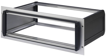 Bopla IT 20 FLP (95005480) - panel kołnierzowy z aluminium anodowanego w kolorze naturalnym do montażu obudowy Intertego IT 2044… w szafie 19"