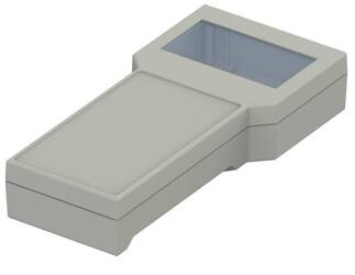 Bopla BOS 912-7038 (34912000) - obudowa ręczna z uszczelką w pokrywie z pojemnikiem na baterie (4 x 1,5V) (224 x 106 x 40 mm)