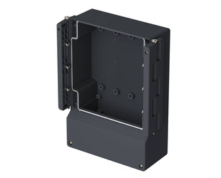 Bopla RD 1000 KSC (19005100) - tylna wysoka pokrywa z zawiasami po obu stronach obudowy CombiCard 1000-3000 oraz z małą  komorą zaciskową (133,4 x 193 x 48 mm)