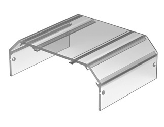Bopla CRPM 92/34-100-E (67292101) - przezroczysta osłona modułu Combirail (92 x 34 x 70 mm)