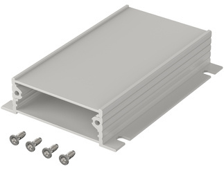 Bopla F 520-100 WL (97252100) - profil aluminiowy półotwarty do montażu naściennego (55,3 x 20,4 x 100 mm)