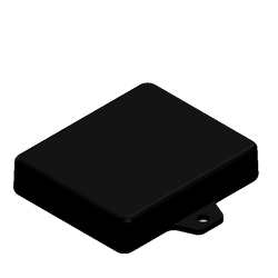 Teko - seria SMART (SR21-E.9) - uniwersalna obudowa w kolorze czarnym (76,2 x 63,5 x 16,6 mm)