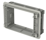 Bopla BC 6000 NG-L (79002010) - podstawa z wentylacja do montażu panelowego obudowy CombiCard 5000-7000 (254 x 169 x 68 mm, 3U 30HP)