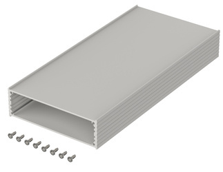 Bopla F 1032-220 (97115220) - profil aluminiowy półotwarty (105 x 32 x 220 mm)