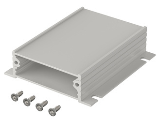 Bopla F 520-80 WL (97252080) - profil aluminiowy półotwarty do montażu naściennego (55,3 x 20,4 x 80 mm)