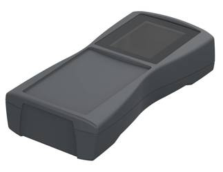 BOPLA BS 603 DIS-7024 (82603224) - obudowa z ABS z oknem wyświetlacza i pojemnikiem na baterie (159,4 x 77,9 x 33,5 mm)