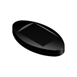 Teko - seria OVO-2 (OVO-2IR.9) - obudowa do pilota w kolorze czarnym z otworem na LED (95,5 x 51 x 17,3 mm)