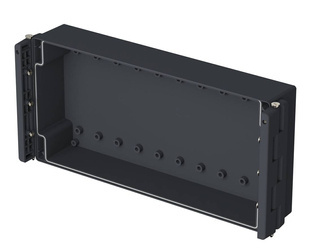 Bopla RD 3000 HSC (19004700) - tylna wysoka pokrywa z zawiasami po obu stronach obudowy CombiCard 1000-3000 (280,72 x 138 x 48 mm)