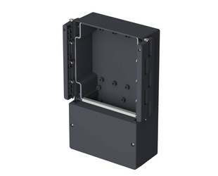 Bopla RD 1000 G-KSC (19131200) - tylna wysoka pokrywa z zawiasami po obu stronach obudowy CombiCard 1000-3000 oraz z dużą komorą zaciskową (133 x 223 x 48 mm)