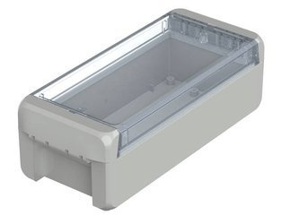 Bopla B 180806 PC-V0-G 7035 (96024125) - obudowa uniwersalna z przezroczystą pokrywą (191 x 80 x 60 mm)
