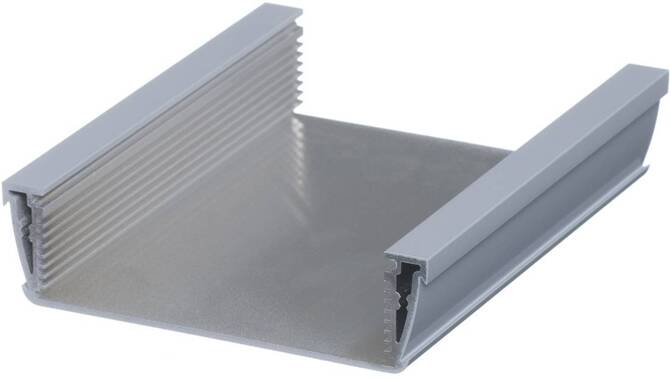 Bopla ASPU 1230-0100 9006 (94331100)- Asymetryczny profil aluminiowy otwarty  (121 x 32.8 x 100 mm)