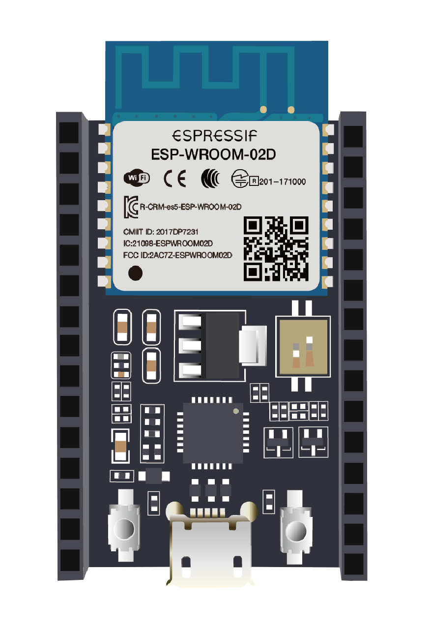 Espressif ESP8266-DevKitC-02U-F - zestaw rozwojowy